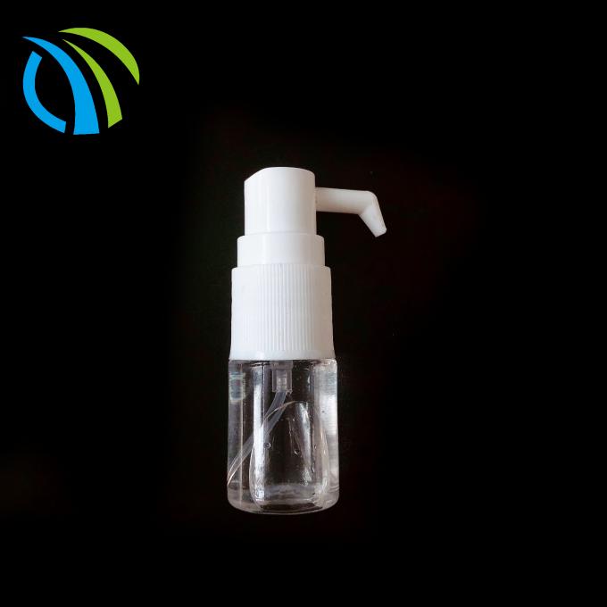 Ο μίνι 18mm άσπρος ραβδωτός ιατρικός ρινικός ψεκαστήρας βιδών για 15ml καθαρίζει το μπουκάλι