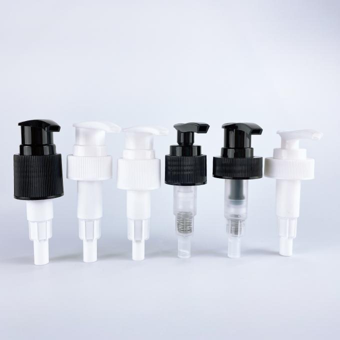 αντλίες αντικατάστασης 24mm για τα μπουκάλια λοσιόν διανομέων σαπουνιών 28-400 τυποποιημένα μέρη αντλιών αντικατάστασης μεγέθους μαύρα πλαστικά